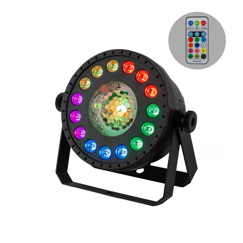 Equinox MoonPar MKII LED lighting effect with multicoloured beams