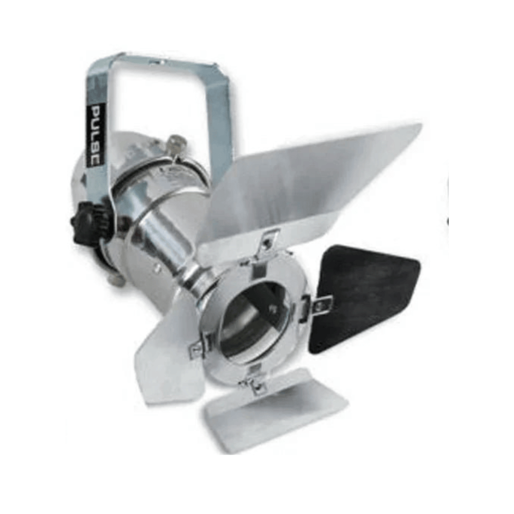 Silver Pulse PAR16 Birdie Can 230v Parcan Lantern  Spotlight With Barn Doors