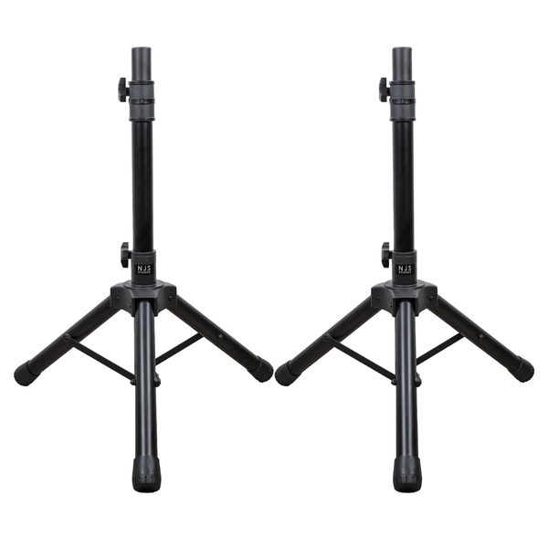2 x NJS Short Adjustable Aluminium Speaker Stands