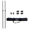 Ultimax DJ Booth Pole Kit Black with Top Hats for Truss Booth