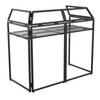 Ultimax DJBoothPro DJ Booth with Black and White Scrim and Carry Bags