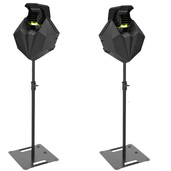 2 x Equinox Merlin 80w Multi Gobo Effect Light With Stands
