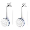 2 x Ultimax UTX 35M White Lighting Top Hat M10 Flange