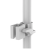 Ultimax DJ Booth LP WH White  Lighting Pole with Top Hats and Carry Bag