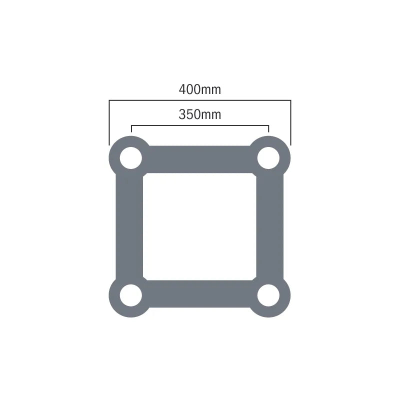 Global Truss 0.5m F44 P Truss Stage Black