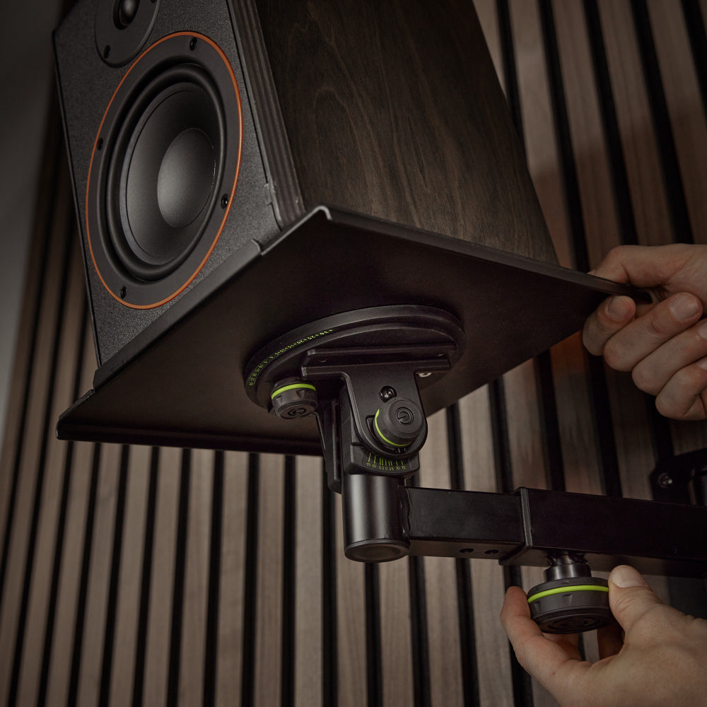 Gravity SP WM 1 B Tiltable and swivelling wall mount for studio monitors