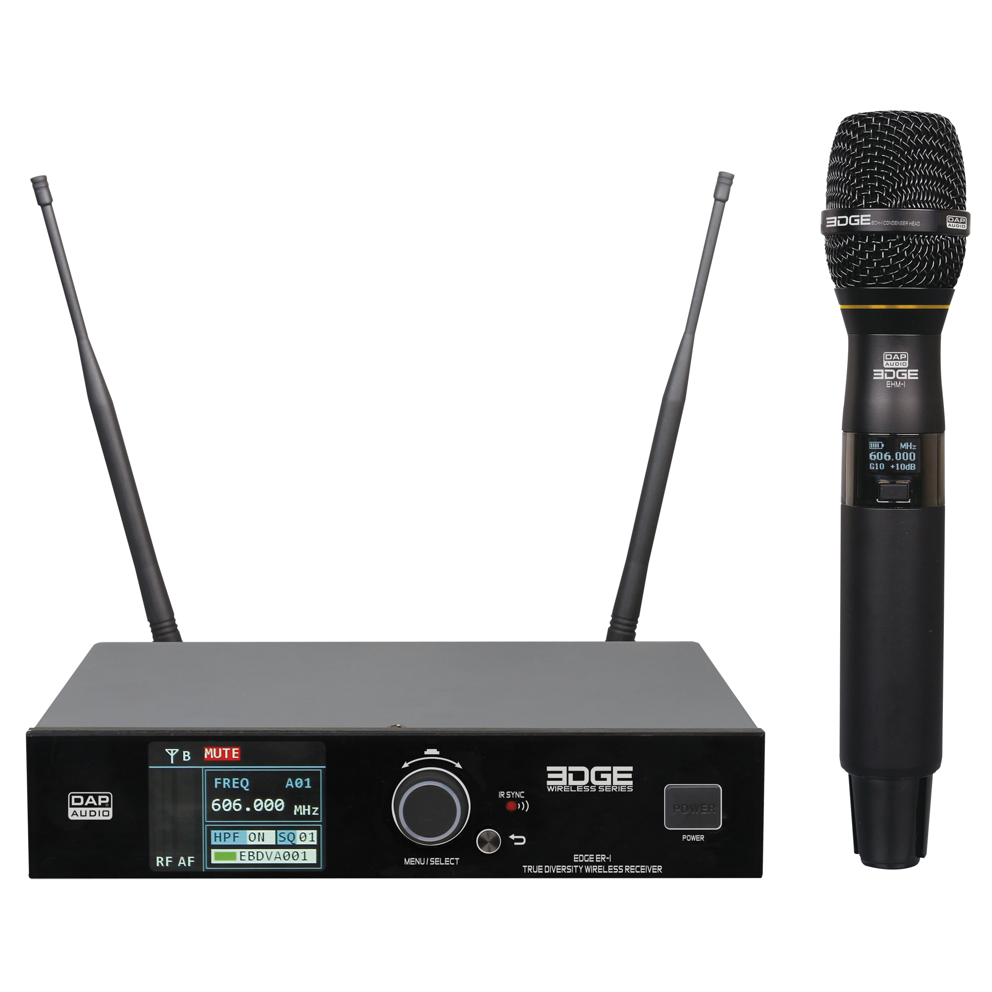 DAP EDGE EHS-1 Wireless Handheld Microphone Set - 610-670 MHz