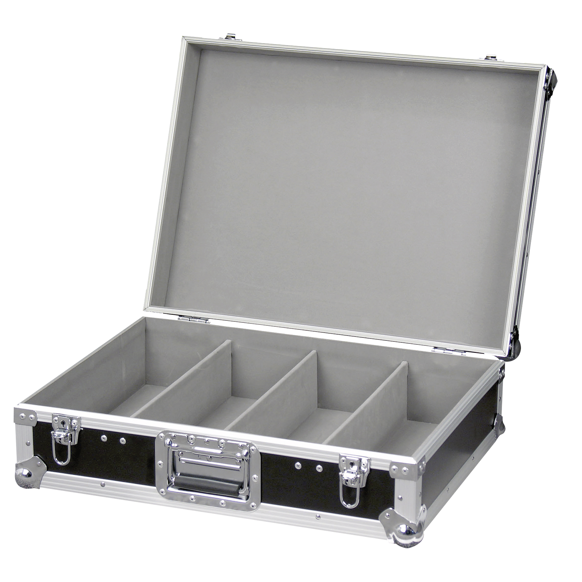 Showgear Flight Case for 170 CDs With 4 compartments