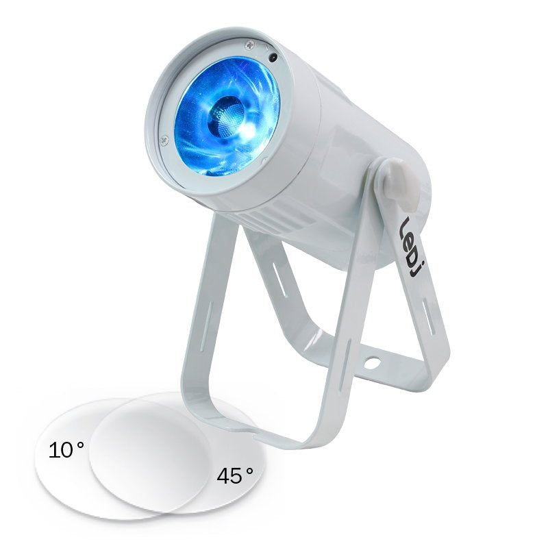 LEDJ Event Spot RGBW MKII LED pinspot with white housing