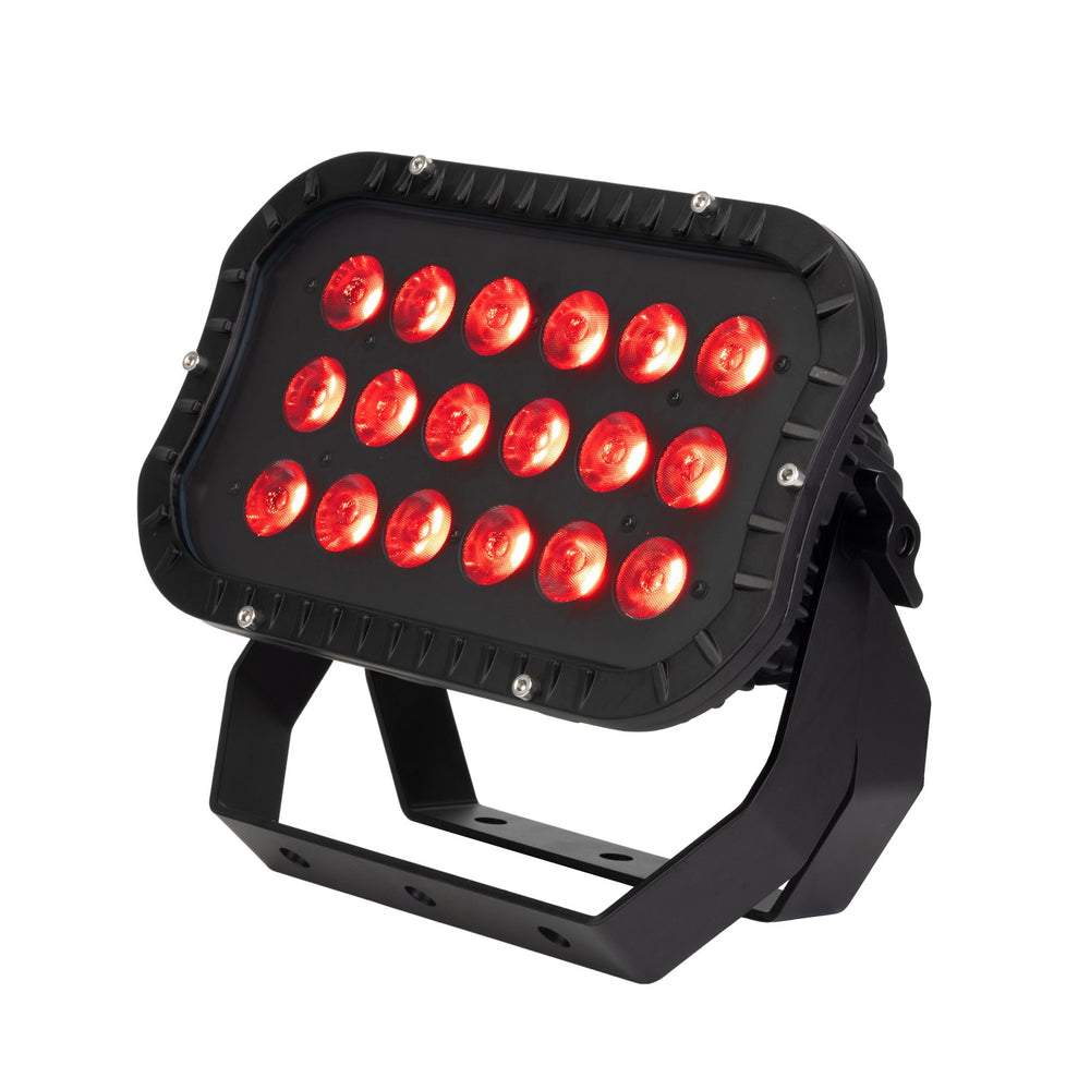 LEDJ Spectra Flood 18T3 exterior lighting fixture with RGB LEDs