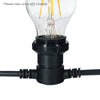 LEDJ 25m ES Festoon with 1m lamp holder spacing