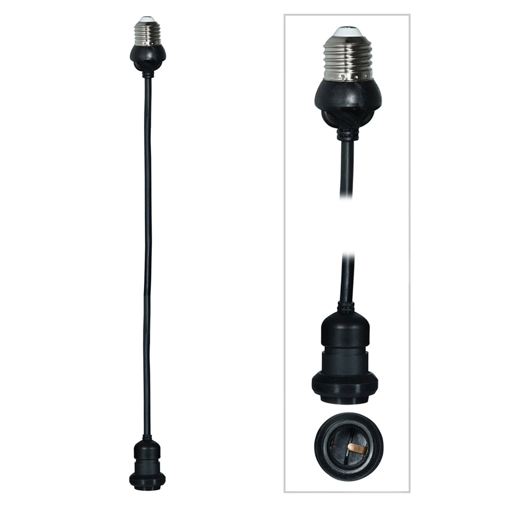 LEDJ 1.0m ES festoon pendant with E27 lamp holder