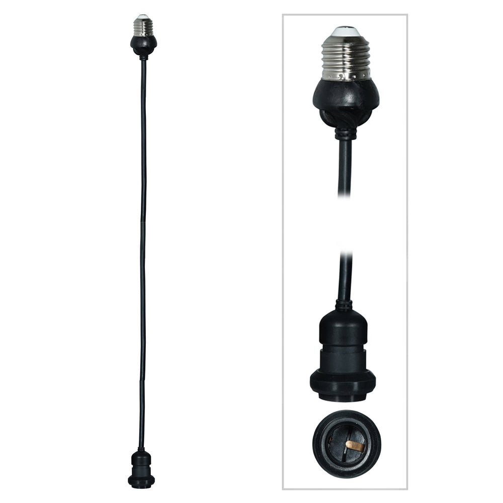 LEDJ 3m ES festoon pendant with E27 lamp holder