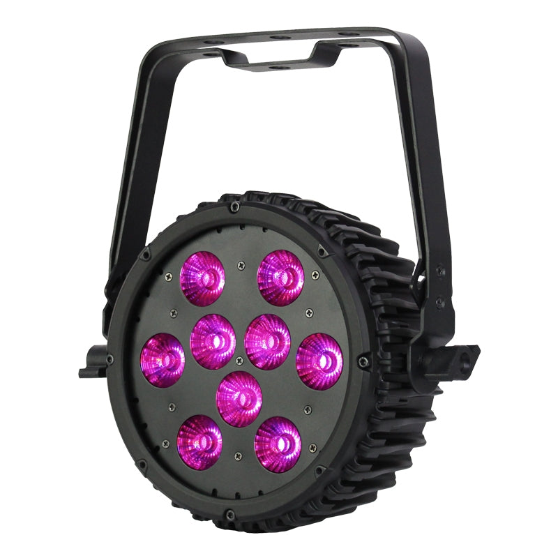 LEDJ 9HEX10 RGBWAUV Pro Intense LED Slim Par Can