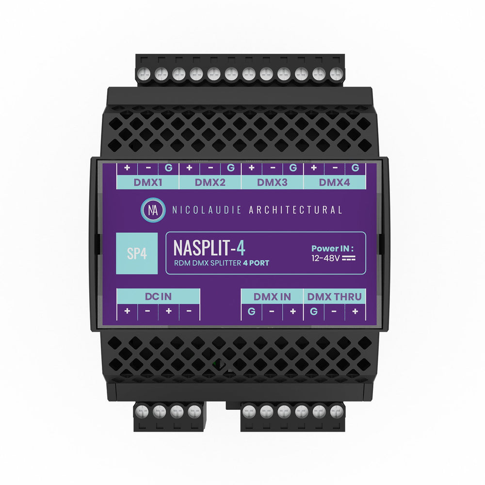 Nicolaudie Architectural NASPLIT-4 DMX/RDM splitter
