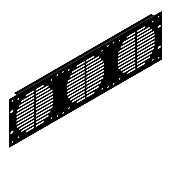 Penn Elcom R1268/3UK/F3 3U Rack Panel Punched for 3 Fans