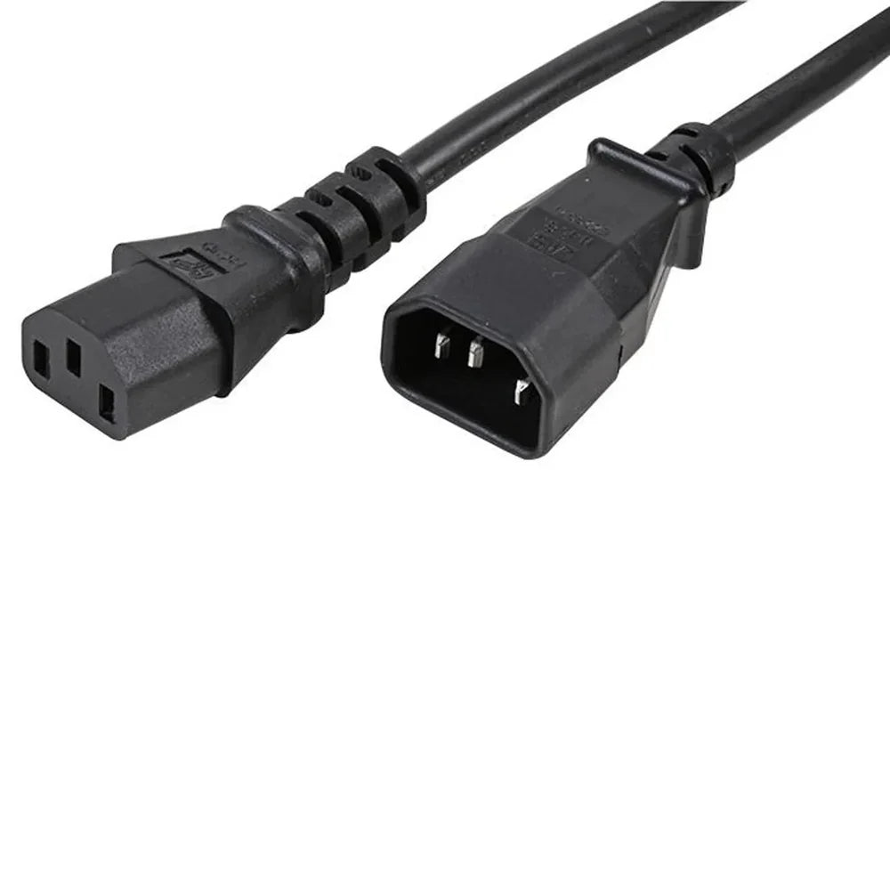Pro Elec 3m C14 to IEC C13 IEC Extension Lead 10A
