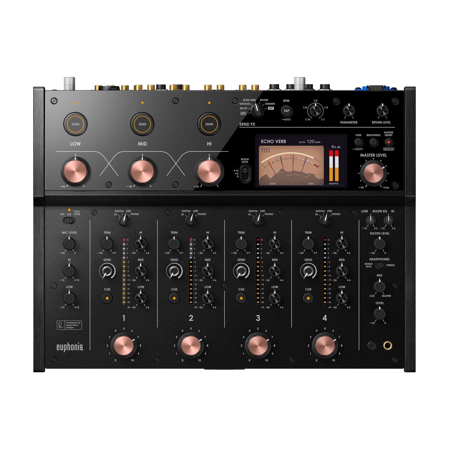 AlphaTheta Euphonia Professional 4 Channel Rotary Mixer