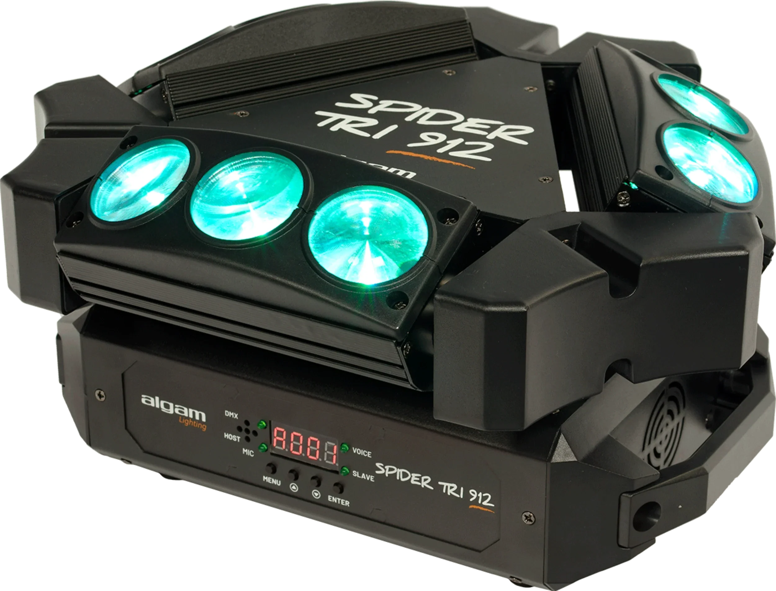 Algam Lighting SPIDER-TRI-912 9x12W Beam Motorised Mini-Bars Effect Light