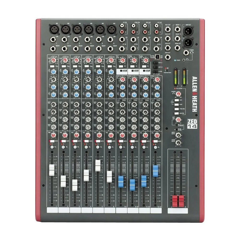 Allen & Heath ZED-14 14-Channel Compact Stereo Mixer