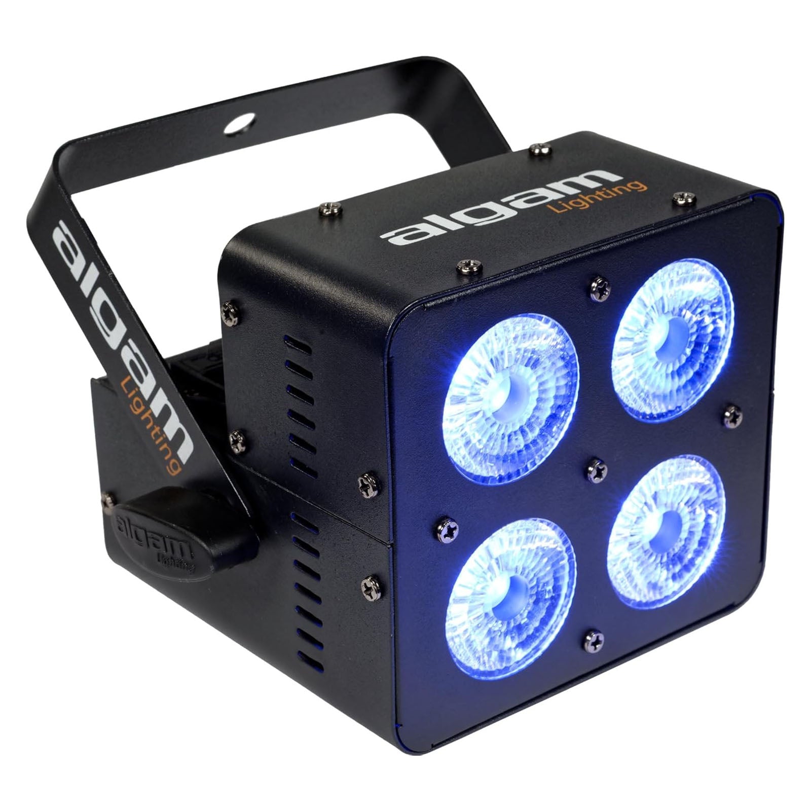 4 x Algam Lighting PAR-410-QUAD 4 x 10W RGBW LED Par Can With Carry Bag