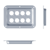 Penn Elcom D022Z Dish Punched for 8 x D-Series Connectors