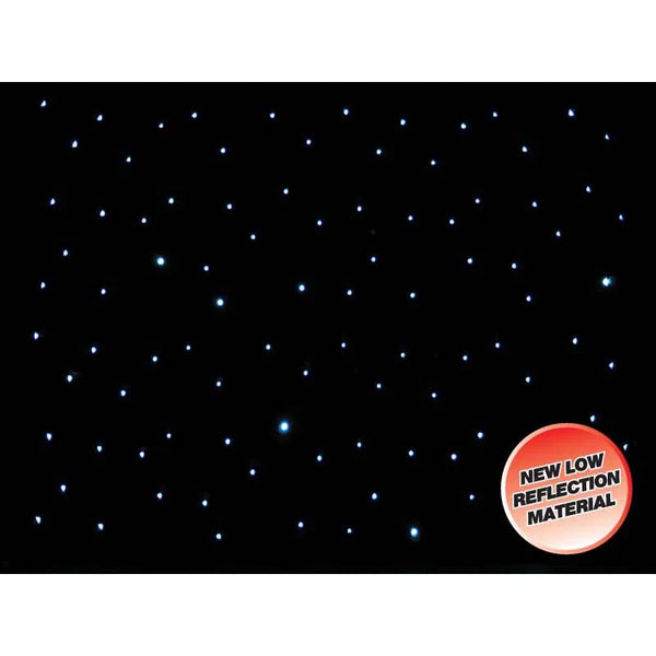 LEDJ DMX 6 x 3m Cool Wite LED Starcloth System