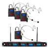 Nady 4W - 1KU HM10 - EU1 Quad True Diversity 1000 - Channel Professional UHF Wireless System