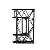 Equinox Truss Booth XL matt black large DJ booth with black acrylic panels