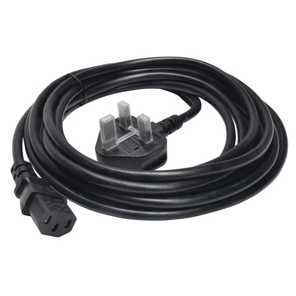Mercury 1m IEC to 13a UK Plug Kettle Lead