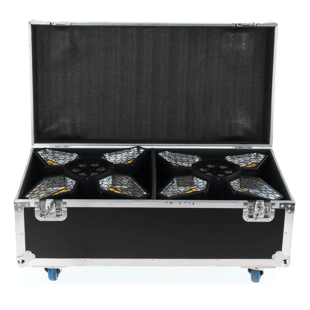 Algam Lighting Multi-Effect Rotating Vintage Flower flight case