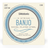 D'Addario EJ60 Banjo Guitar Strings Nickel Light 9-20