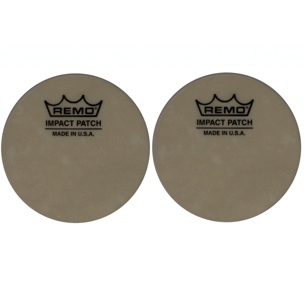 Remo IM-0002-PH bass drum impact patch for pedal twin pack