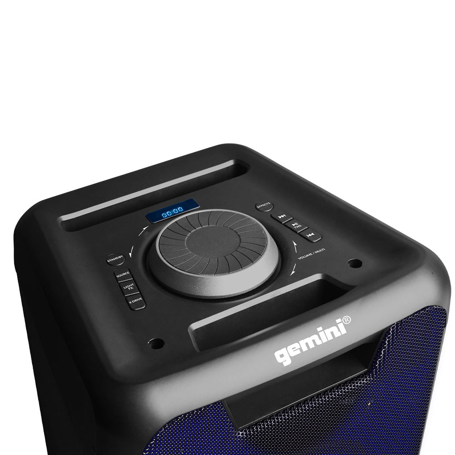 Gemini GLS-880 2x8" Battery Powered Speaker System With Bluetooth, LED