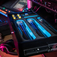 Adam Hall 87402 Microphone Foam Inlay for 2U Rack Drawer Wirelesss Microphones - DY Pro Audio