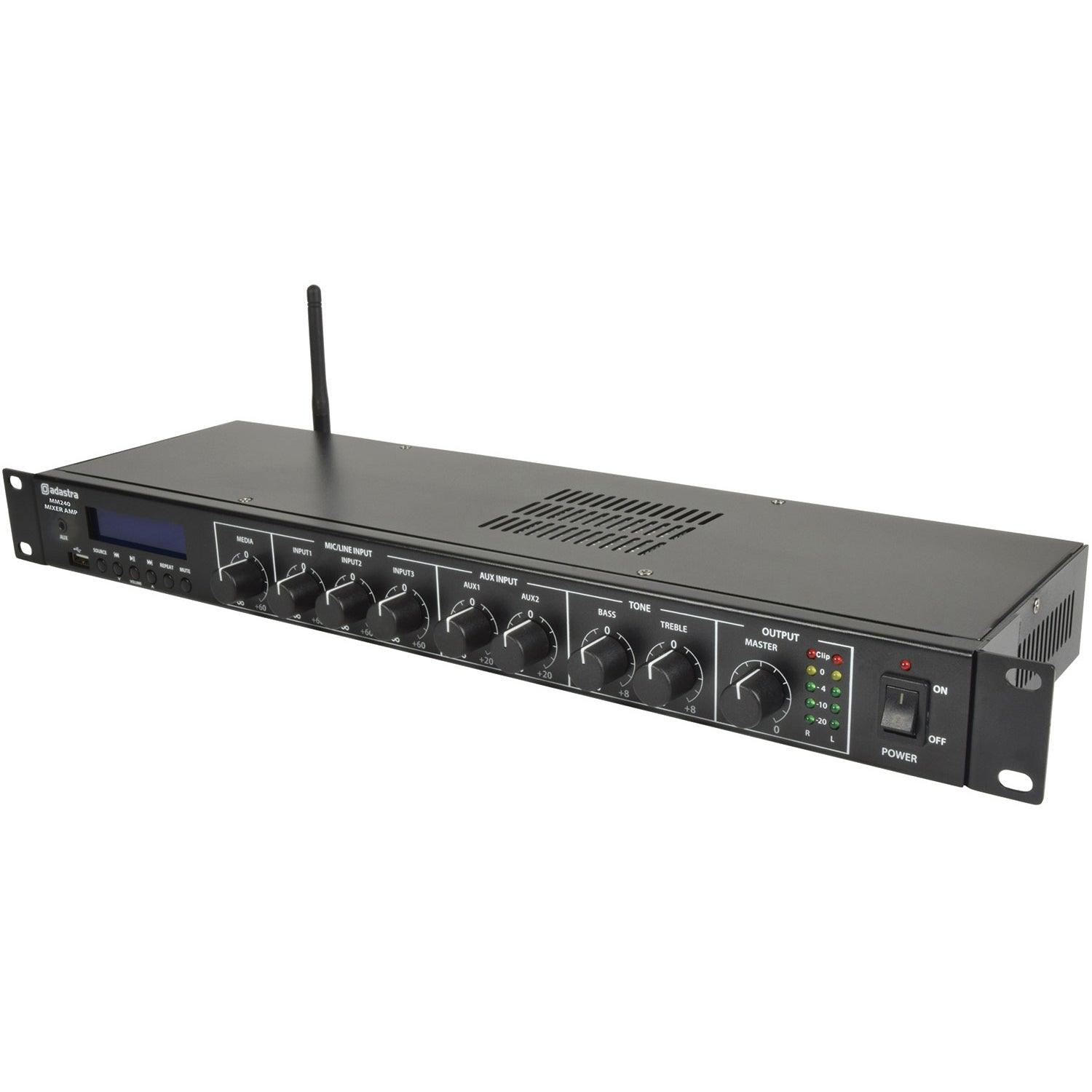 Adastra MM240 Mixer-amplifier 2 x 120W - DY Pro Audio