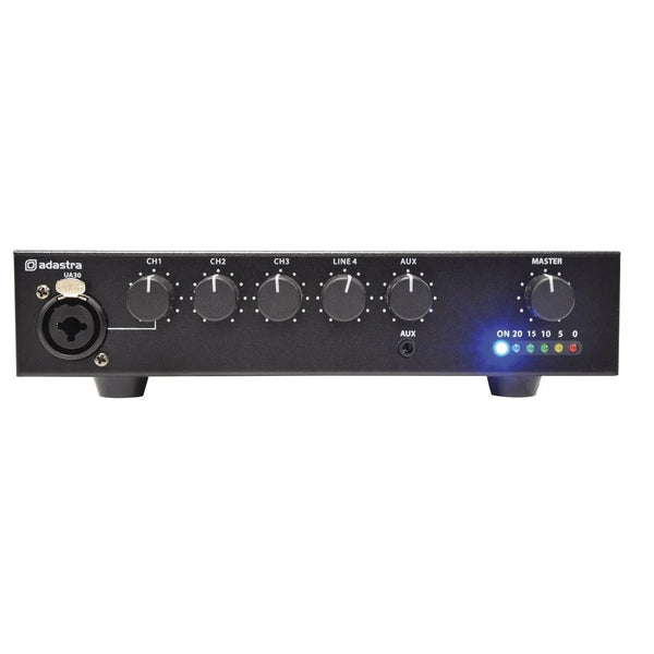 Adastra UA60 60w Compact 5 Channel 100V Mixer Amp - DY Pro Audio