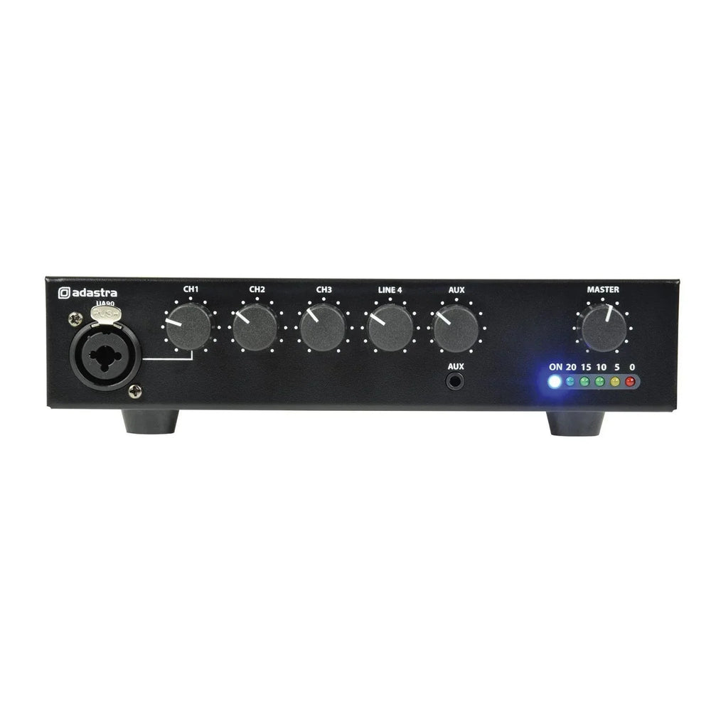 Adastra UA90 90w Compact 5 Channel 100V Mixer Amp