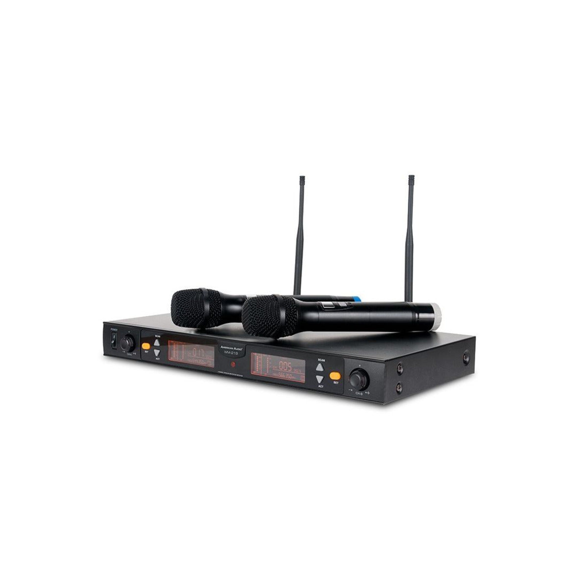 American Audio WM-219 2 Channel UHF Wireless Microphone System