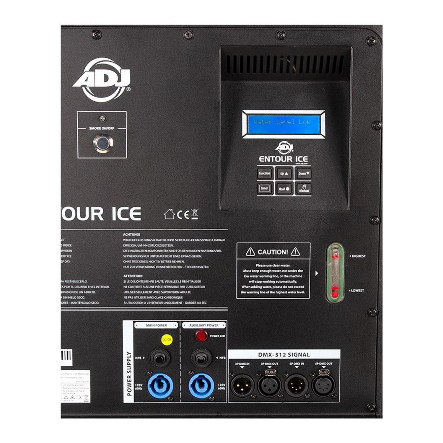 ADJ Entour Ice Dry Ice Low Fog Effect Machine - DY Pro Audio