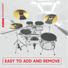 Evans SOSETSTD Drum Mute Silencer Soundoff Standard Pad Set