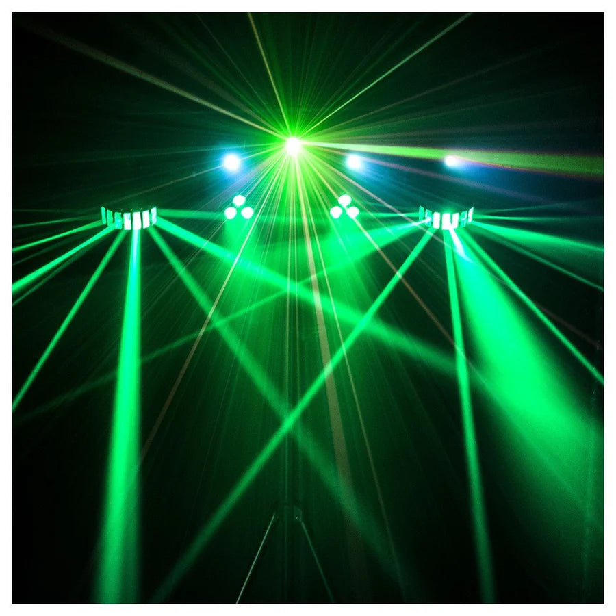 Ultimax DJ Combi Booth and Chauvet DJ Gig Bar 2.0 with Studiomaster Direct 121MX Speakers