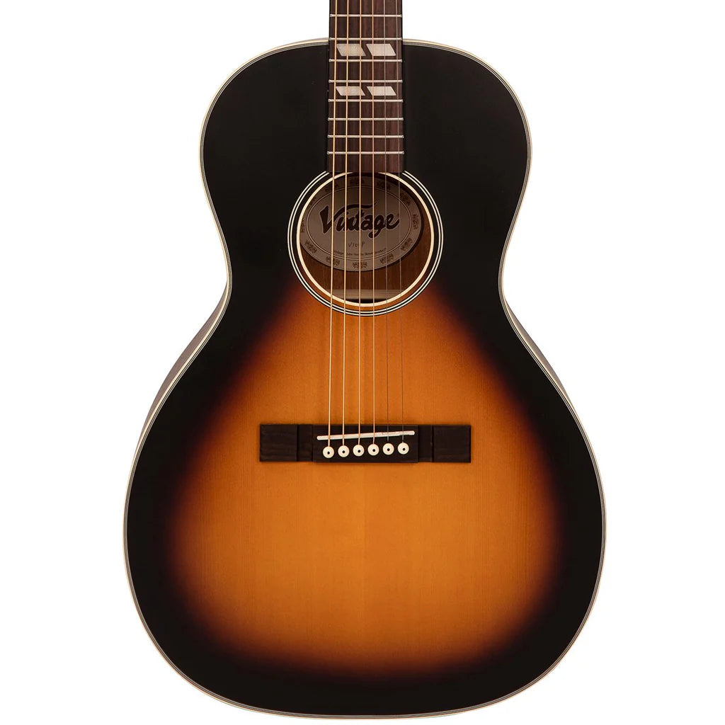 Vintage Historic Series 'Parlour' Acoustic Guitar Vintage Sunburst