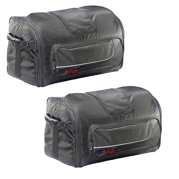 2 x Stagg SPB-10 10" PA Speaker Bag Cover Padded Soft Gig Bag Carry Case