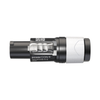 4 x Neutrik NAC3FXXB-W-S Grey Powercon Connectors