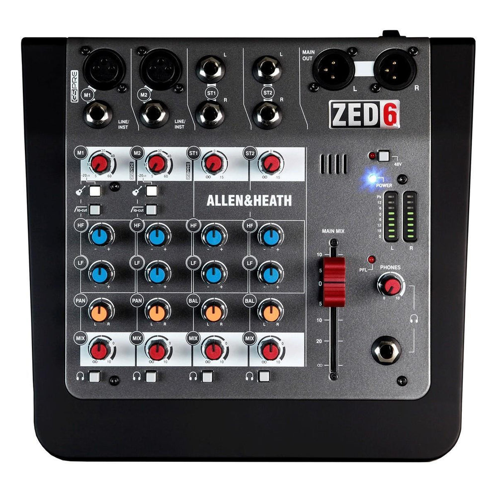 Allen & Heath ZED6 Compact Mixer - DY Pro Audio