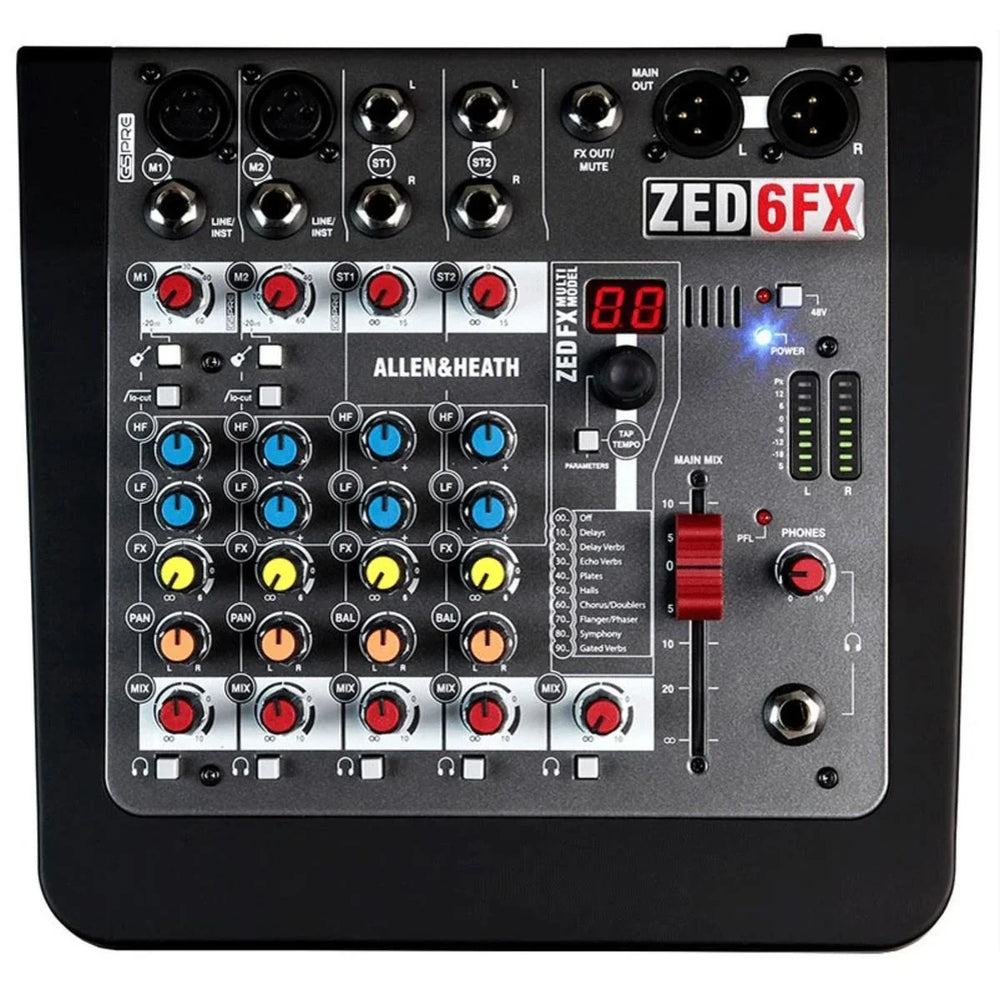 Allen & Heath ZED6FX Compact Mixer - DY Pro Audio