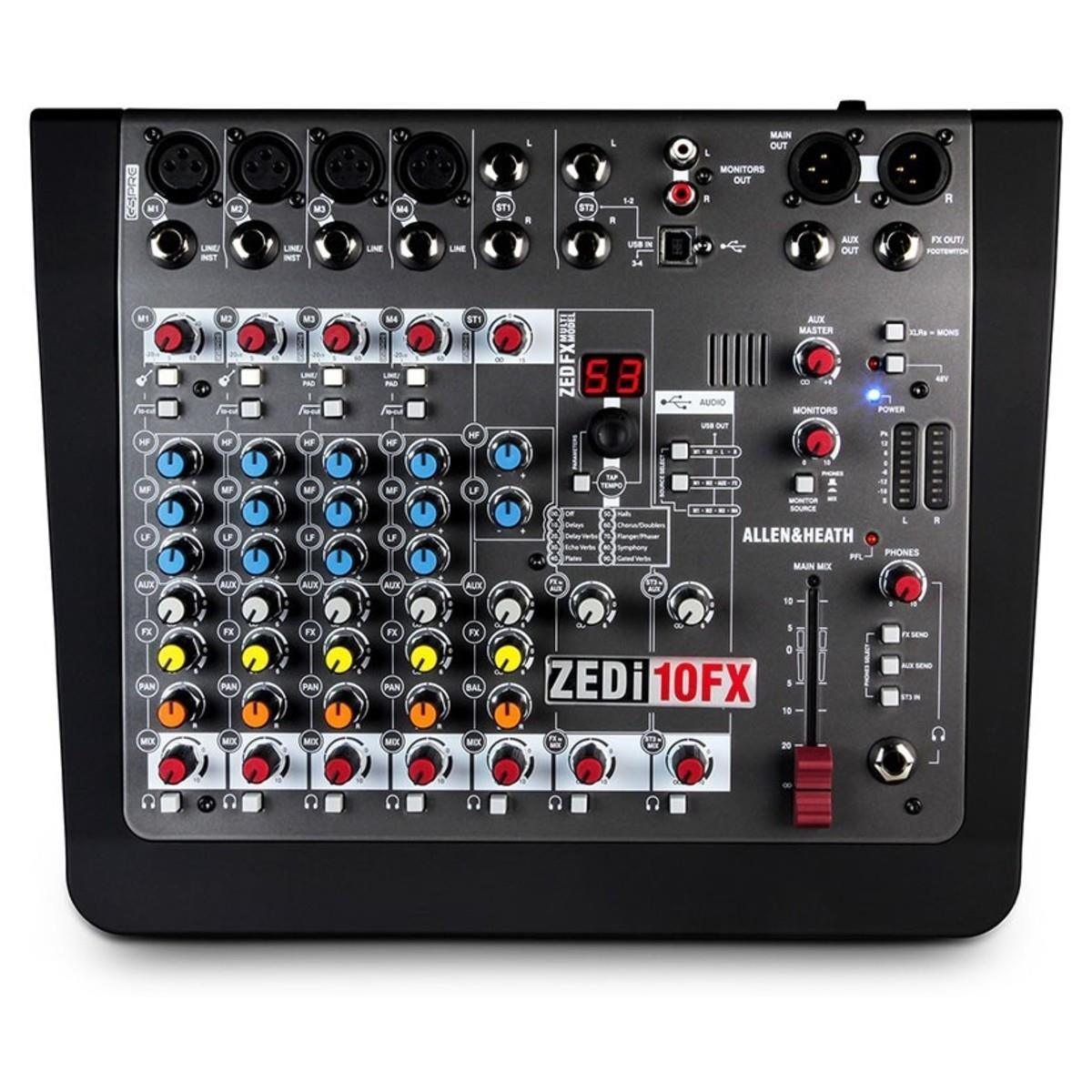 Allen & Heath ZEDi-10FX Compact Mixer & USB Interface - DY Pro Audio