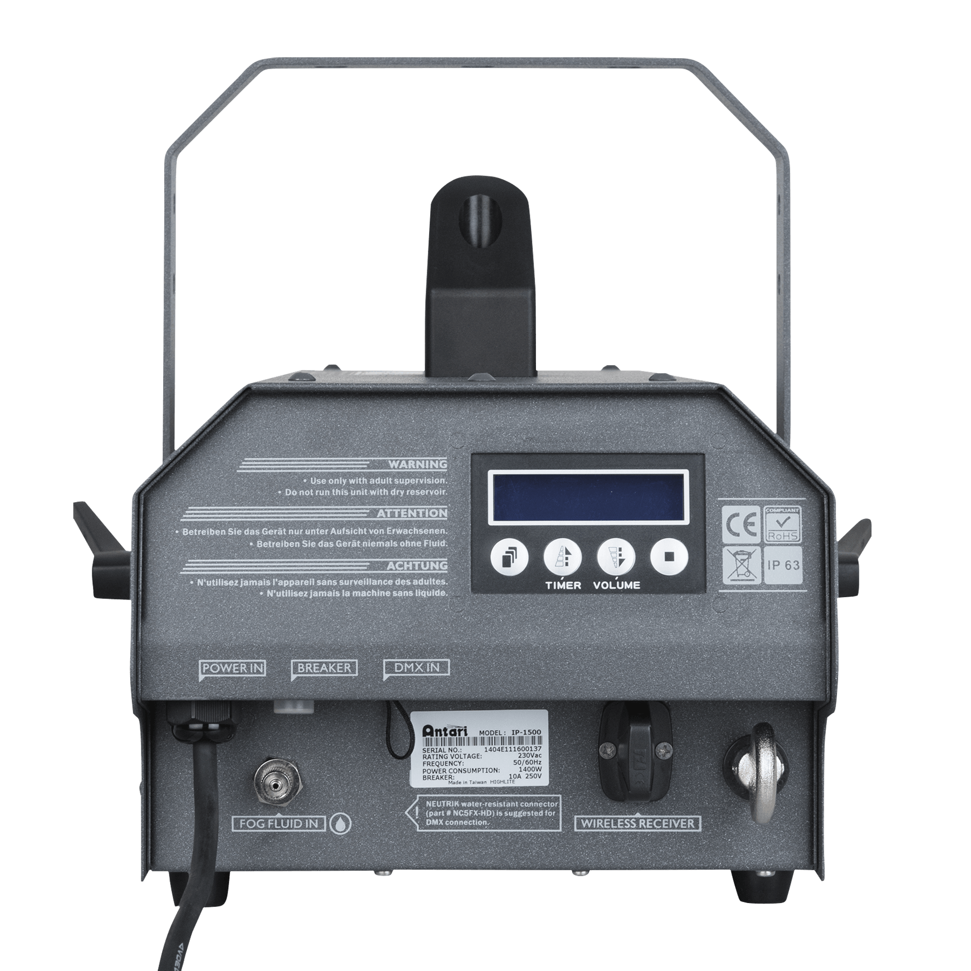 Antari IP-1500 1500 W Outdoor Fogger 240 V, 50 Hz - DY Pro Audio