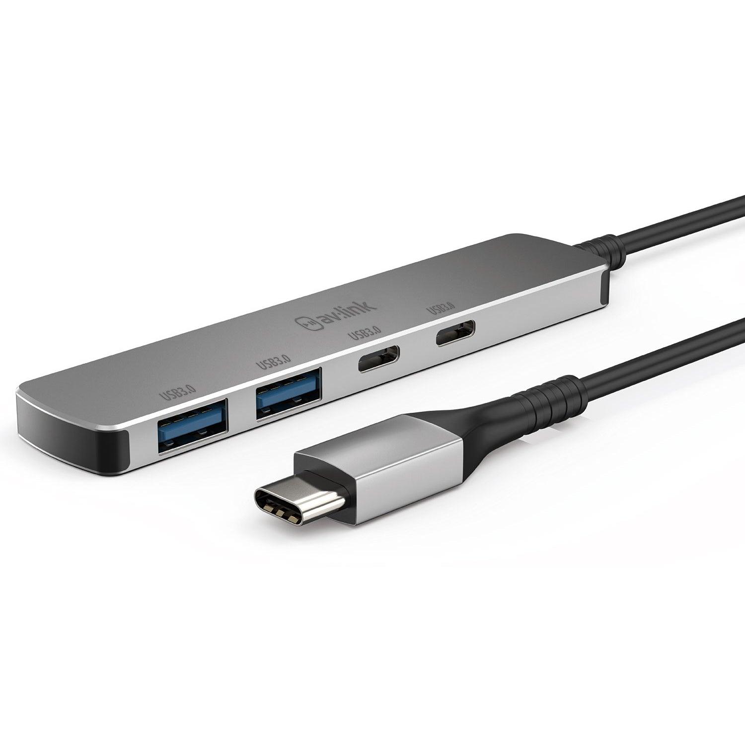 AV:Link 4 Port Ultra-Slim USB3.2 Type-C Hub - DY Pro Audio